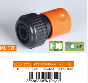 3/4 HORTUM BAĞLANTISI